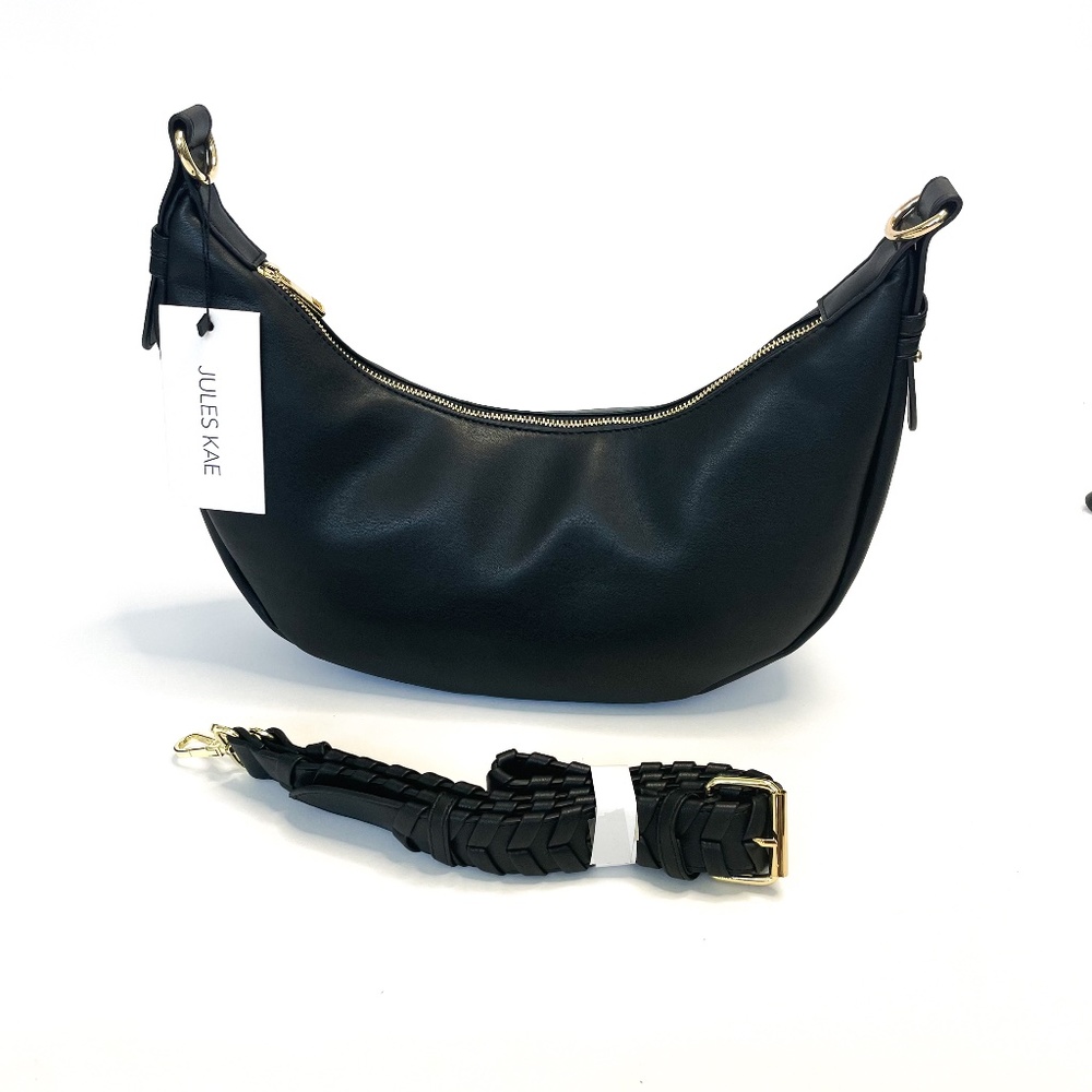 Jules Kae Zola Moon Bag in Black